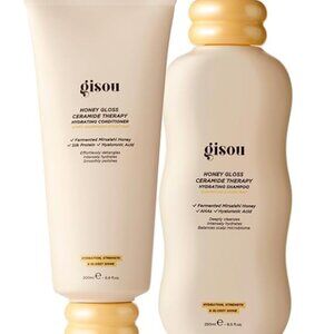 NWT Gisou Honet Gloss Ceramide Therapy Hydrating Shampoo and Conditioner Set